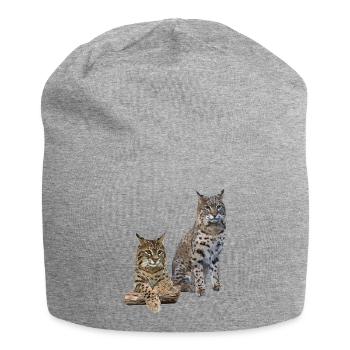 Luchs - Jersey-Beanie - Grau meliert - Vorne