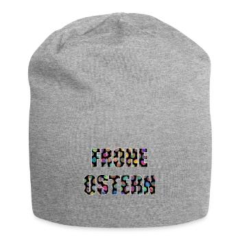 FROHE OSTERN - Jersey-Beanie - Grau meliert - Vorne