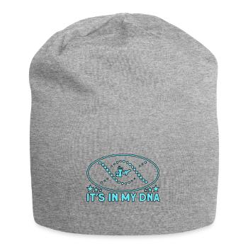 Luftverkehrskontrolle Fluglotse Flughafen Geschenk - Jersey-Beanie - Grau meliert - Vorne