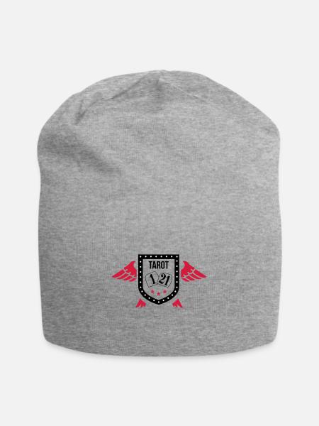Jeu de tarot français - Bonnet en jersey - gris chiné