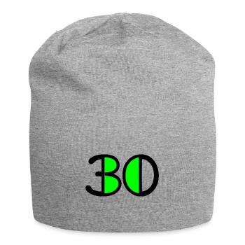 30. 30 YEARS. 30TH ANNIVERSARY. 30 YEARS ANNIVERSARY - Jersey Beanie - heather grey - Front