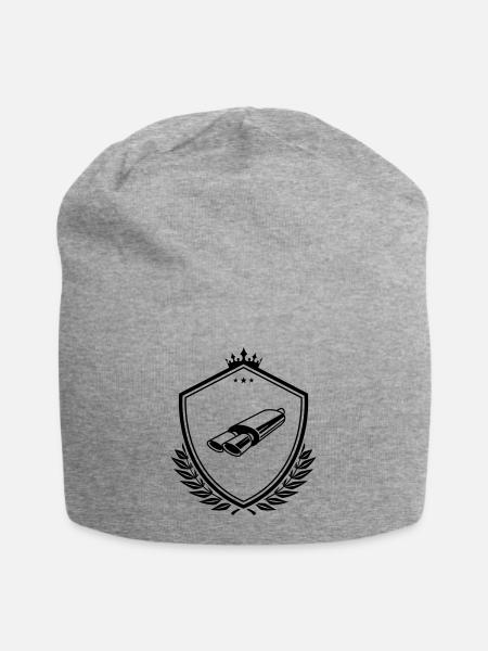Exhaust tuning crest - Jersey Beanie - heather grey