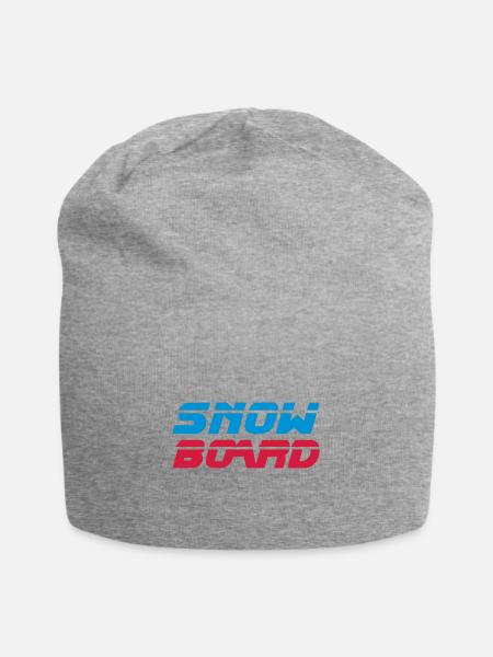 Snowboard - Jersey-Beanie - Grau meliert