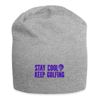 Golf - Golfclub Goldspieler Birdie Elite Luxus - Jersey-Beanie - Grau meliert - Vorne