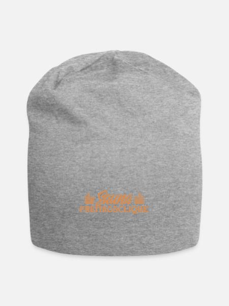 Sauna Sauna Freitagsclique Geschenk - Jersey-Beanie - Grau meliert