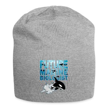 Requin-marteau Orque Épaulard Futur biologiste marin - Bonnet en jersey - gris chiné - Devant