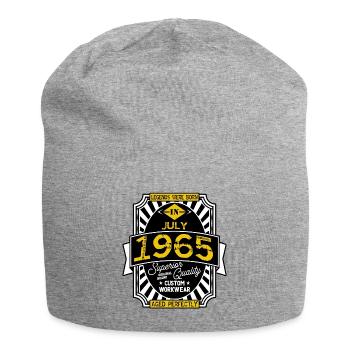 1965 JULY - Jersey Beanie - heather grey - Front