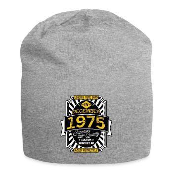 1975 DEZEMBER - Jersey-Beanie - Grau meliert - Vorne