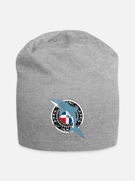 Walhai Dominikanische Republik - Jersey-Beanie - Grau meliert