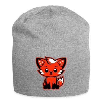 Bande dessinée Fox - Bonnet en jersey - gris chiné - Devant
