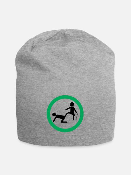 Devot - Jersey-Beanie - Grau meliert