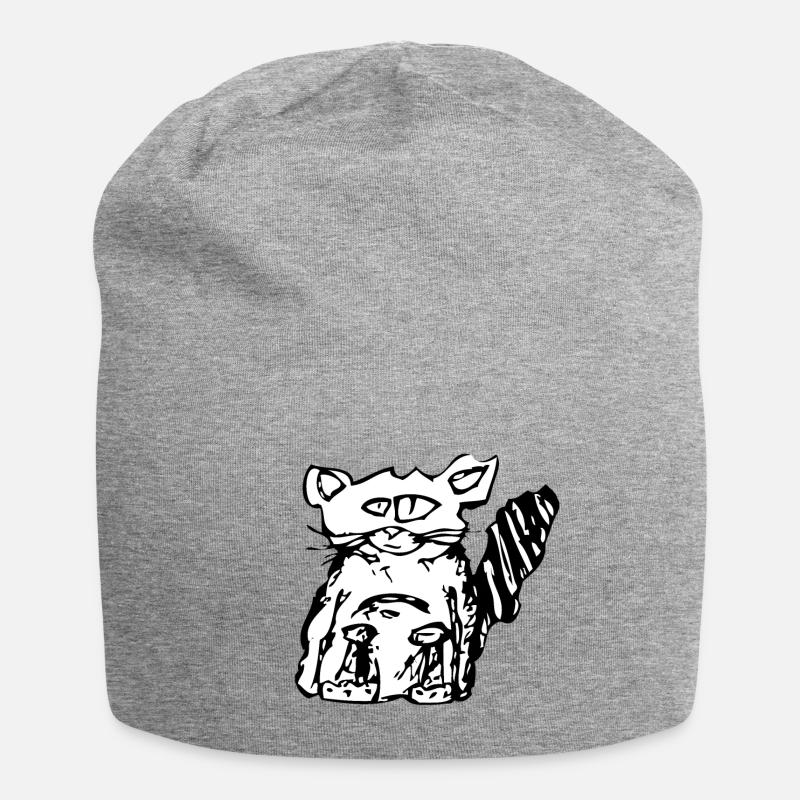 ONLY SAD CAT - Jersey-Beanie - Grau meliert
