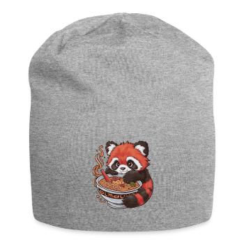 Cute unicorn with strawberries full of magic - Jersey Beanie - heather grey - Front