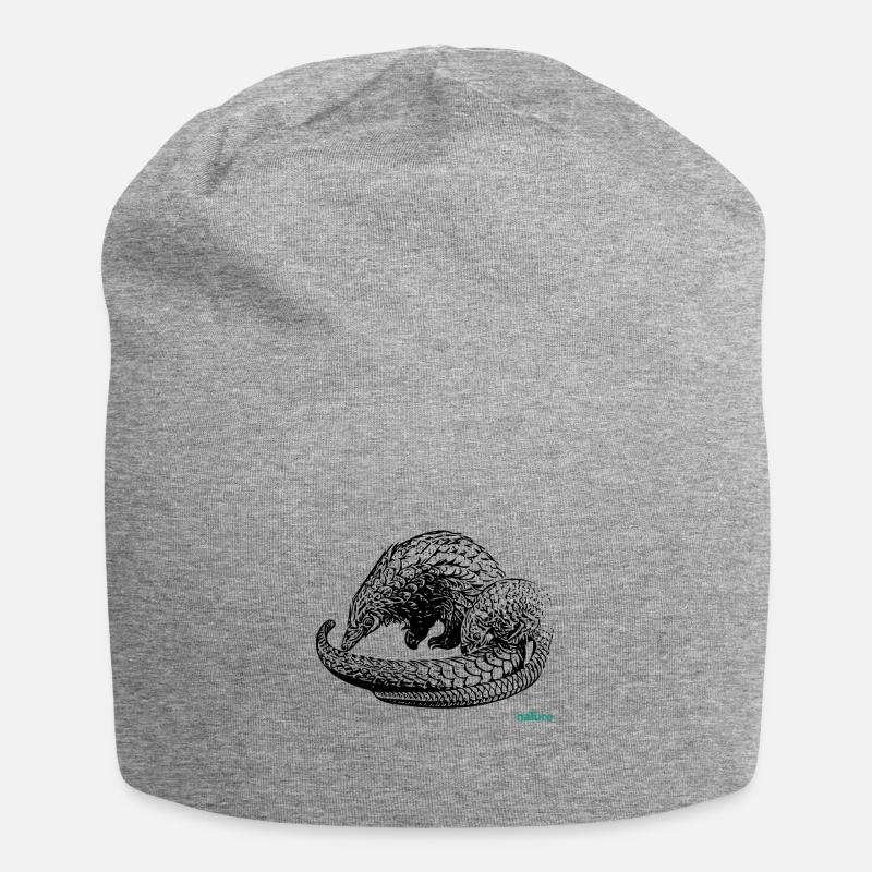 Pangolin - Jersey-Beanie - Grau meliert