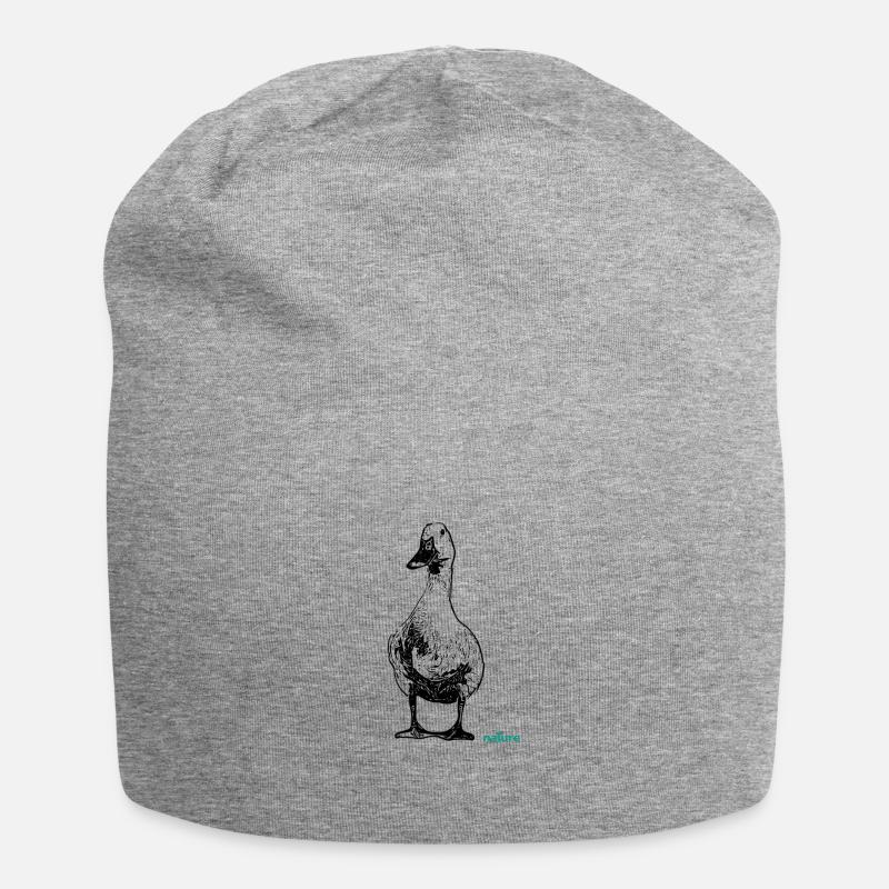 canard - Bonnet en jersey - gris chiné