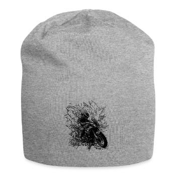 Terrain Splash Wave Motorcycling Motorcycle Style - Jersey Beanie - heather grey - Front