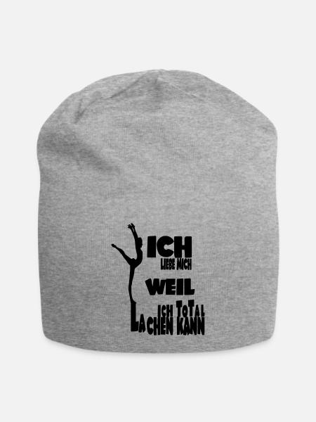 ICH KANN LACHE - Jersey-Beanie - Grau meliert