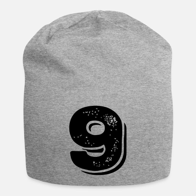 9 Nexa - Jersey-Beanie - Grau meliert