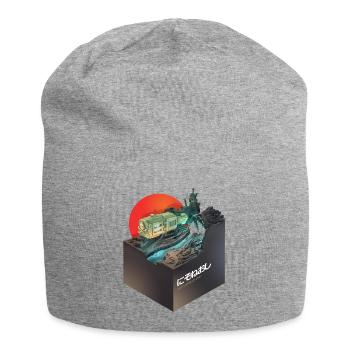 Arcadia spaceship - Bonnet en jersey - gris chiné - Devant