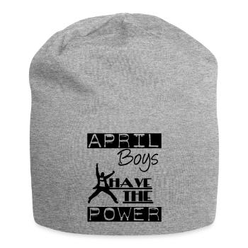 April Boys - Jersey Beanie - heather grey - Front