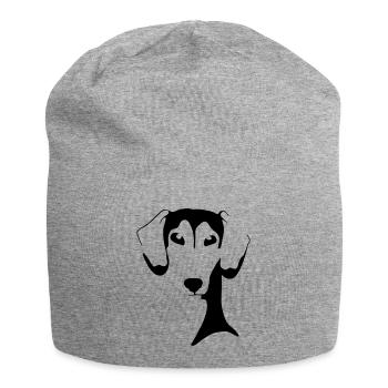 umme - Jersey-Beanie - Grau meliert - Vorne