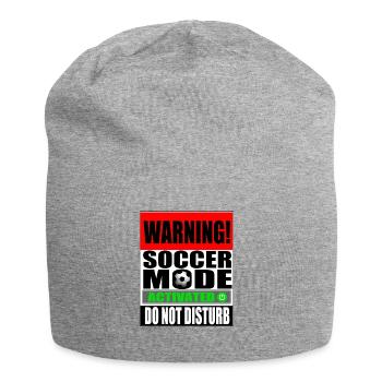 Do not Disturb - Soccer Mode activated - Jersey-Beanie - Grau meliert - Vorne