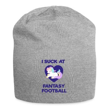 Je suce au football fantastique - Fantasy Football - Bonnet en jersey - gris chiné - Devant