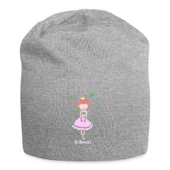 St. Patricks Day Irische Prinzessin - Jersey-Beanie - Grau meliert - Vorne