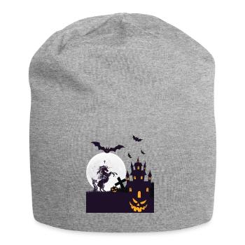 Dein Halloween Einhorn shirt Halloween Geschenk - Jersey-Beanie - Grau meliert - Vorne