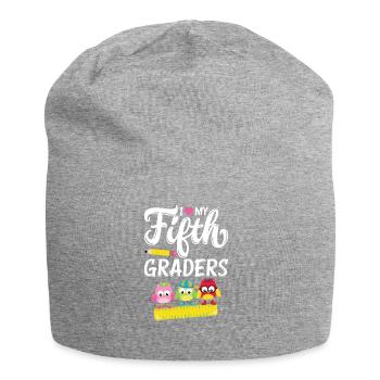 Love My Fifth - Jersey Beanie - heather grey - Front