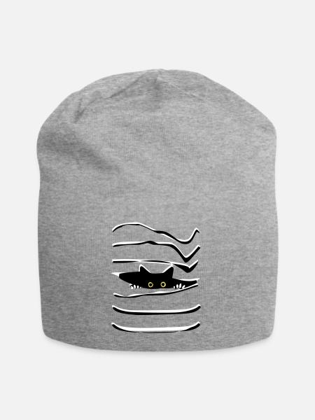 minette - Bonnet en jersey - gris chiné