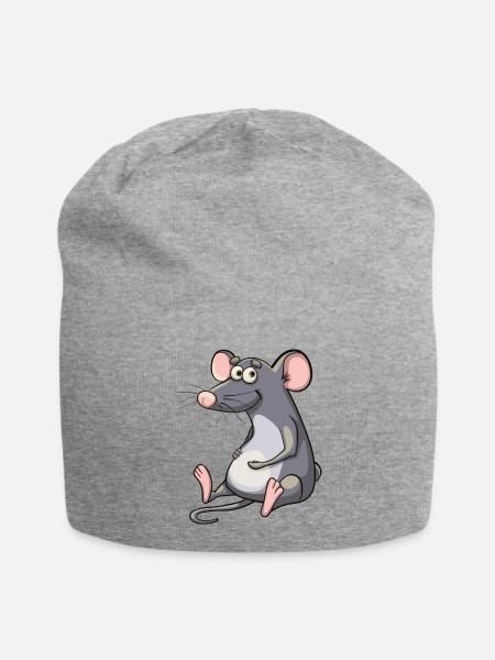 Süsse Maus - Jersey-Beanie - Grau meliert