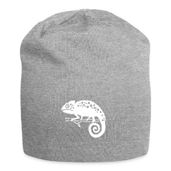 chamäleon - Jersey-Beanie - Grau meliert - Vorne