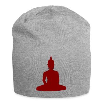 bouddhisme - Bonnet en jersey - gris chiné - Devant