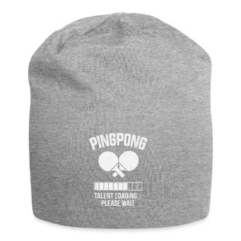 Ping-à-table Le talent charge s’il vous plaît attendre cadeau - Bonnet en jersey - gris chiné - Devant