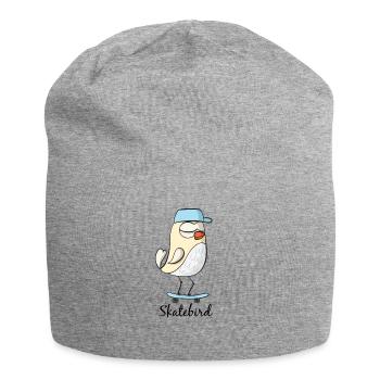 Shirt Skate oiseaux - Bonnet en jersey - gris chiné - Devant