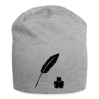 Story Writer - Jersey Beanie - heather grey - Front