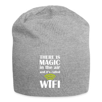 chemise WIFI magique Nerd - Magic in the Air - Bonnet en jersey - gris chiné - Devant