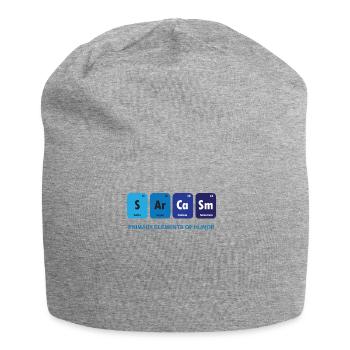 Funny - Sarkasmus - Element - Blau - Lustig - Cool - Jersey-Beanie - Grau meliert - Vorne