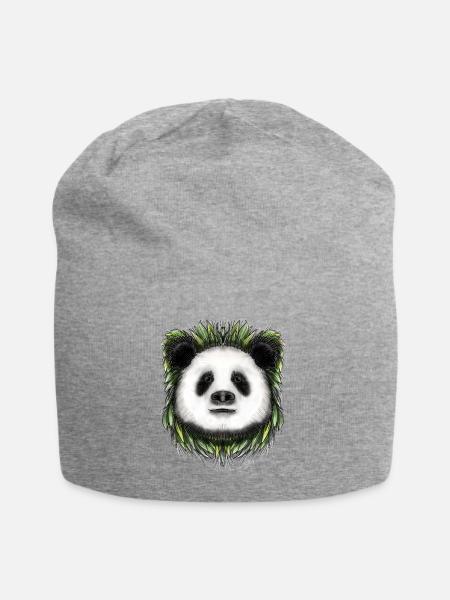 Ping Panda von Jon Ball - Jersey-Beanie - Grau meliert