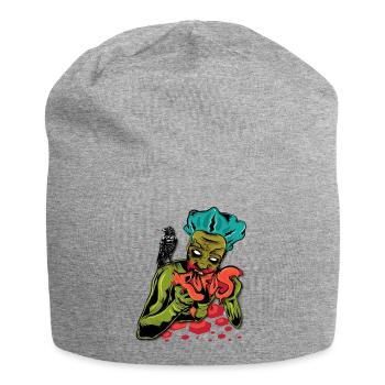 zombie - Jersey Beanie - heather grey - Front