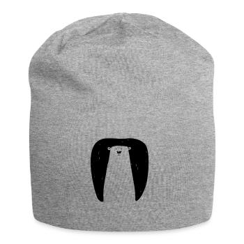 Gardez dans la grotte - Bonnet en jersey - gris chiné - Devant