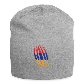 Claw Klaue Risse Herkunft Armenien png - Jersey-Beanie - Grau meliert - Vorne