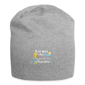 Vergiss Eier für die Jagd Karat - Jersey-Beanie - Grau meliert - Vorne