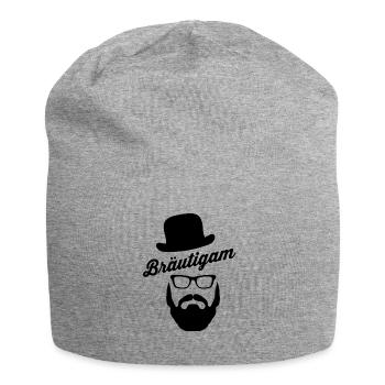Bräutigam, Polterabend, Groom - Jersey-Beanie - Grau meliert - Vorne
