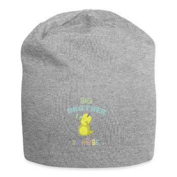 Big Brother sera bientôt bébé annonce DinoDab - Bonnet en jersey - gris chiné - Devant