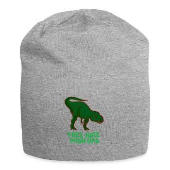 T-Rex - force de pompes de dinosaures - Bonnet en jersey - gris chiné - Devant