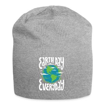 EARTH DAY SHIRT Climate Change Go Green T-shirt - Jersey Beanie - heather grey - Front
