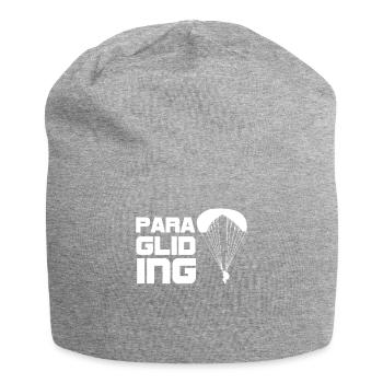 Paragliding - paragliding - paragliding - Jersey Beanie - heather grey - Front