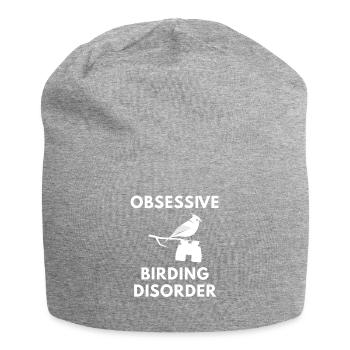 Birdwatching - birdwatching - birding - bird - Jersey Beanie - heather grey - Front